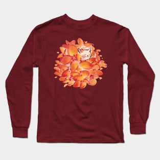 Flowerball cat bride Long Sleeve T-Shirt